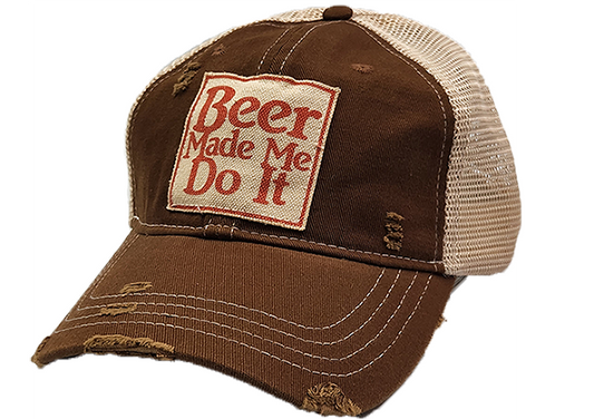 Beer Made Me Do It
