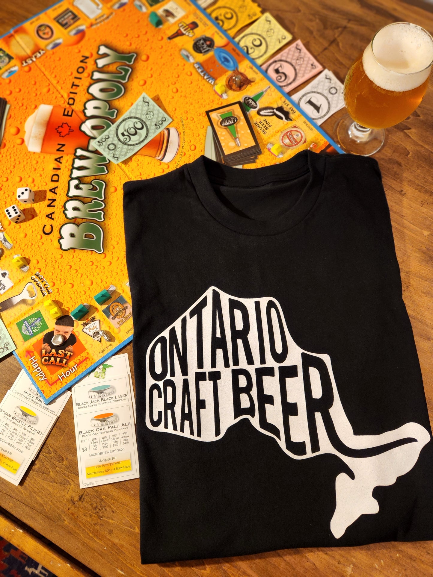 Limited edition Ontario beer shirt celebrating local breweries