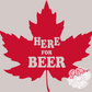 Beer Canada collaboration t-shirt for craft beer lovers in sand