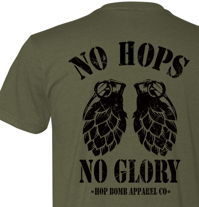Hand printed beer graphic tee tribute to the pioneers of craft beer