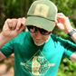 Vintage Distressed Trucker Cap - "Pairs Well with Nature" These distressed beer hats are incredibly comfortable. Most trucker caps are rigid, but these vintage unstructured caps are made of a cotton/polyester blend with a soft mesh back that makes them fit more like a "Dad Hat." Now in Canada.