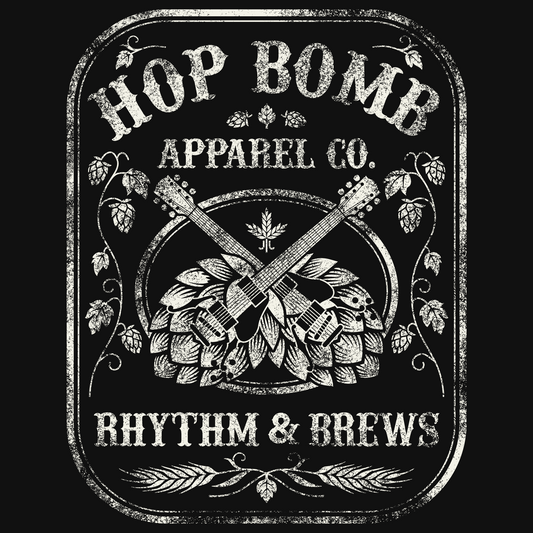 Vintage music-inspired graphic for craft beer lovers, live music fans, and concert goers