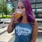Let's celebrate Beer with this women's "Hooray for Beer" flowy racerback tank top. Hand printed in Canada.